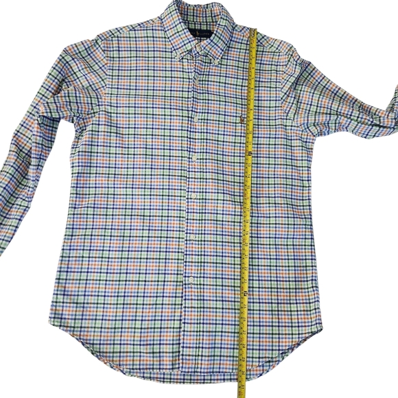 RALPH LAUREN multicolor plaid button-down shirt m - Picture 10 of 12